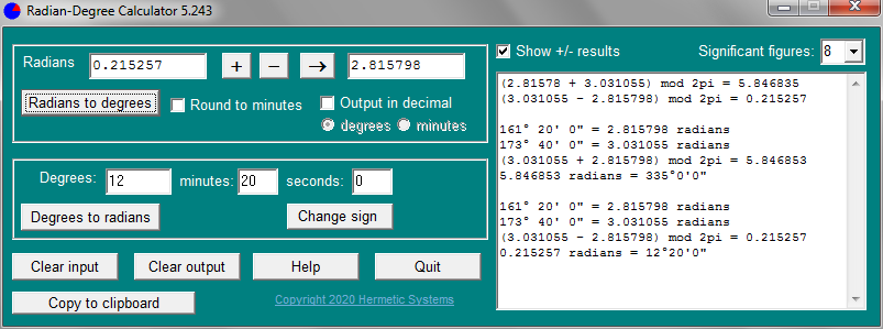 Radian-Degree Calculator screenshot #5